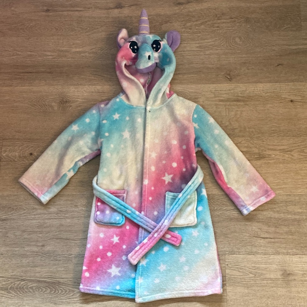 Rainbow unicorn robe